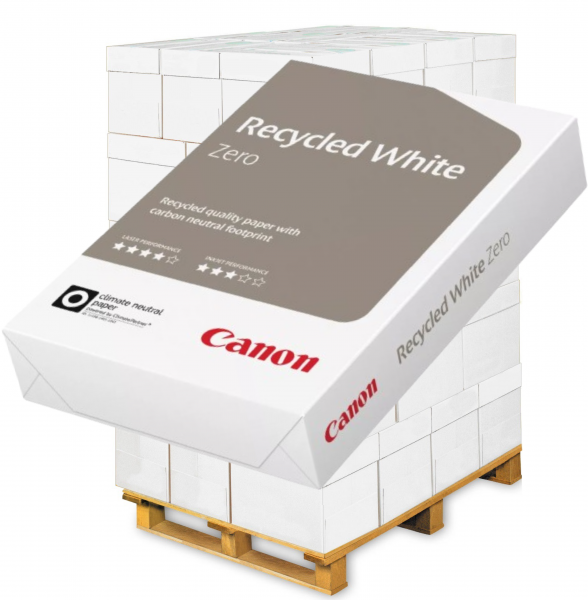 Canon Recycled WHITE ZERO PCF, FSC Recyclingpapier, A4, 80 g/m² - Palette = 100.000 Blatt