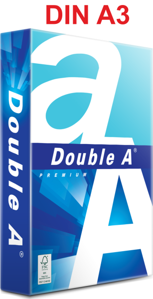 Double A Premium, 80 g/m², DIN A3 (297 x 420 mm)