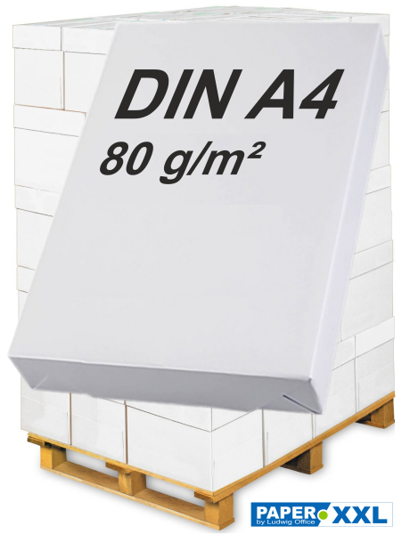 COPYFIX2000 Kopierpapier, 80 g/m², DIN A4 - Palette = 100.000 Blatt