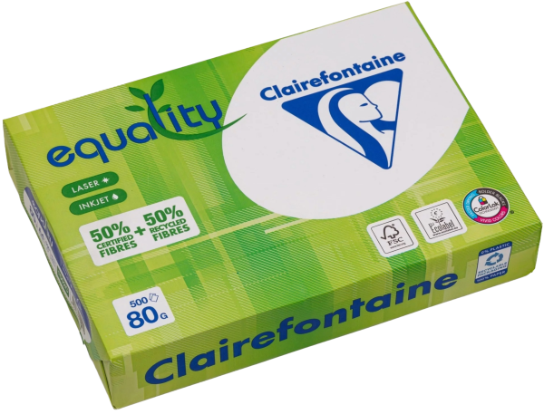 EQUALITY Recyclingpapier, Kopierpapier, 80 g/m², DIN A4