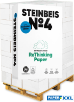 Steinbeis No.4 Recyclingpapier / Kopierpapier, 80 g/m², A4 - Palette = 100.000 Blatt Steinbeis No.4 Recyclingpapier / Kopierpapier, 80 g/m², A4 - Palette = 100.000 Blatt