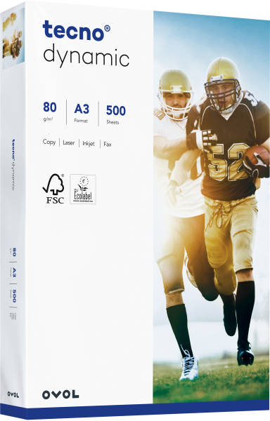 tecno DYNAMIC Kopierpapier, 80 g/m², DIN A3
