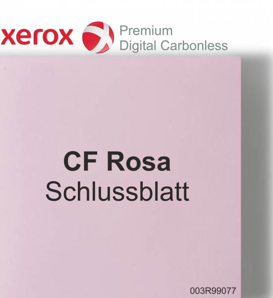 Xerox Premium Digital Carbonless 003R99077, CF (Schlussblatt) ROSA 80 g/m², DIN A4 - SD-Papier