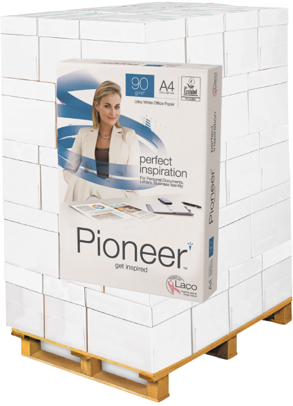 PIONEER Premium Kopierpapier, FSC, 90 g/m², DIN A4 - Palette = 100.000 Blatt