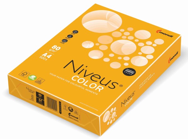 NIVEUS Color altgold (AG10) - 80 g/qm - DIN A4