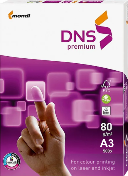 mondi DNS® Premium Kopierpapier, 80 g/m², DIN A3